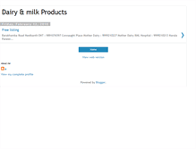 Tablet Screenshot of dairy-milk-products.blogspot.com