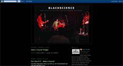 Desktop Screenshot of blacksciencenz.blogspot.com