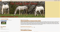 Desktop Screenshot of foxhollowsporthorses.blogspot.com