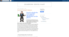 Desktop Screenshot of learningexcelfast.blogspot.com