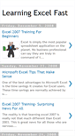 Mobile Screenshot of learningexcelfast.blogspot.com