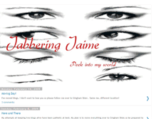 Tablet Screenshot of jabberingjaime.blogspot.com