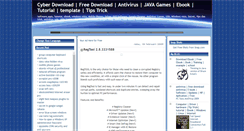 Desktop Screenshot of cyberdownsoft.blogspot.com