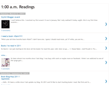 Tablet Screenshot of oneamreadings.blogspot.com