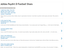 Tablet Screenshot of adidas-football-shoes.blogspot.com