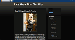 Desktop Screenshot of ladygagalivingfree.blogspot.com