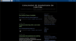 Desktop Screenshot of cavalhadadeguarapuava.blogspot.com