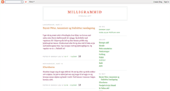 Desktop Screenshot of milligramm.blogspot.com