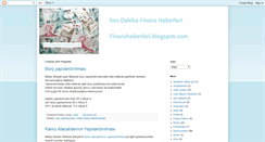 Desktop Screenshot of finanshaberleri.blogspot.com