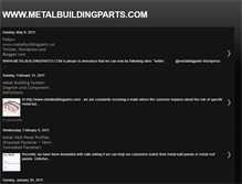 Tablet Screenshot of metalbuildingparts.blogspot.com