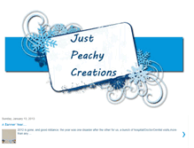 Tablet Screenshot of justpeachycreations.blogspot.com