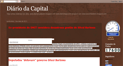 Desktop Screenshot of diariodacapital.blogspot.com