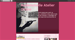 Desktop Screenshot of mademoiselle-atelier.blogspot.com