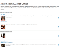 Tablet Screenshot of mademoiselle-atelier.blogspot.com