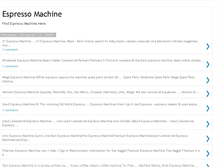 Tablet Screenshot of all-espresso-machine.blogspot.com