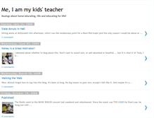 Tablet Screenshot of kidsteacher.blogspot.com