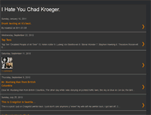 Tablet Screenshot of ihateyouchadkroeger.blogspot.com