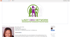 Desktop Screenshot of ladyceonetwork.blogspot.com