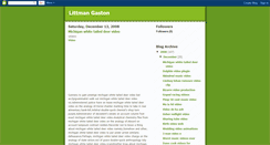 Desktop Screenshot of littmangastonune.blogspot.com