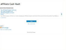 Tablet Screenshot of affiliates-cashvault.blogspot.com