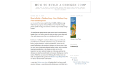 Desktop Screenshot of how-to-build-chicken-coop.blogspot.com