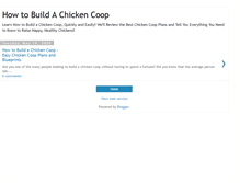 Tablet Screenshot of how-to-build-chicken-coop.blogspot.com