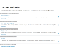 Tablet Screenshot of lifewithmybabies.blogspot.com