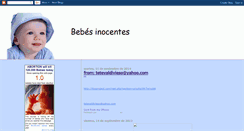Desktop Screenshot of bebesinocentes.blogspot.com