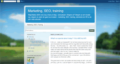 Desktop Screenshot of marketing-seo-training.blogspot.com