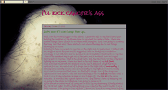 Desktop Screenshot of illkickcancersass.blogspot.com