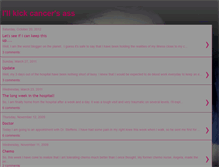 Tablet Screenshot of illkickcancersass.blogspot.com