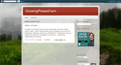 Desktop Screenshot of growingphasesfarm.blogspot.com