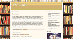 Desktop Screenshot of anovelideawriter.blogspot.com