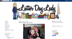 Desktop Screenshot of latterdaylady.blogspot.com