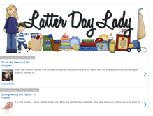 Tablet Screenshot of latterdaylady.blogspot.com