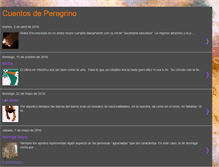 Tablet Screenshot of cuentosdeperegrino.blogspot.com