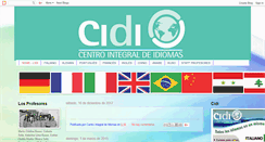 Desktop Screenshot of centrointegraldeidiomas.blogspot.com