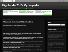 Tablet Screenshot of cyberpedia-highlander21d.blogspot.com