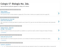 Tablet Screenshot of colegio17biologia42.blogspot.com