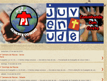 Tablet Screenshot of jovemcaminhandocomcristo.blogspot.com