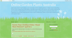 Desktop Screenshot of onlinegardenplants.blogspot.com