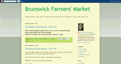 Desktop Screenshot of brunswickmdfarmersmarket.blogspot.com