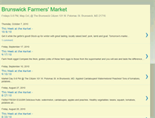 Tablet Screenshot of brunswickmdfarmersmarket.blogspot.com