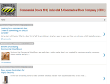 Tablet Screenshot of commercialdoorcompany.blogspot.com