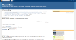 Desktop Screenshot of mavennotes.blogspot.com