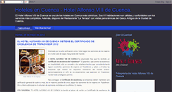 Desktop Screenshot of hotelalfonsoviiidecuenca.blogspot.com