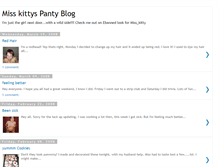 Tablet Screenshot of misskittyspantyblog.blogspot.com