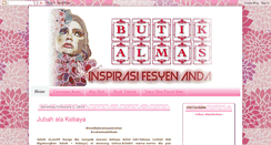 Desktop Screenshot of butikalmas.blogspot.com
