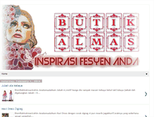 Tablet Screenshot of butikalmas.blogspot.com