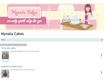 Tablet Screenshot of mynatacakes.blogspot.com